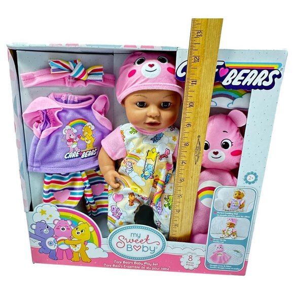 Care Bears Sweetbaby Baby Doll Walmart Exclusive 8 Piece New - Picture 10 of 13
